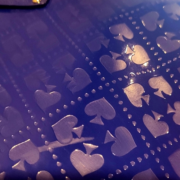 KATE SPADE Emerald Ave Amy Royal Blue Crossbody Patent Leather Bag - Picture 10 of 13